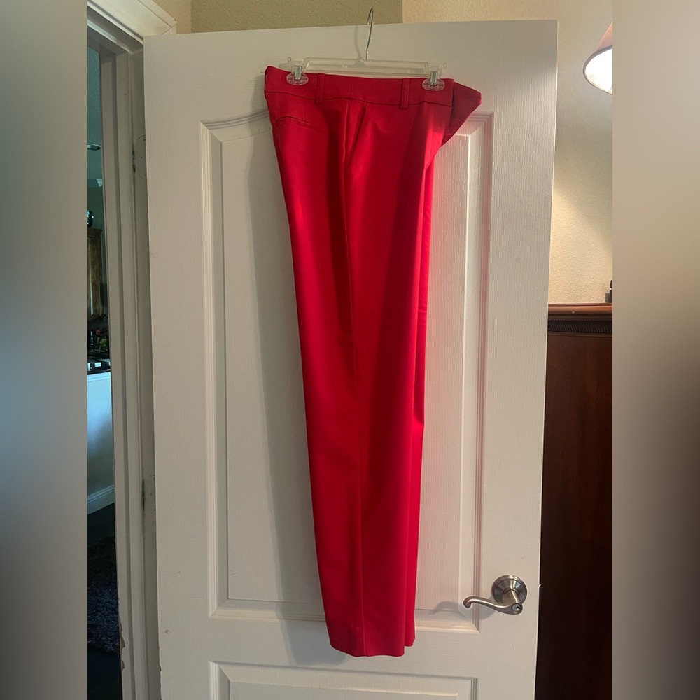 Boston Proper Red Dress Pants